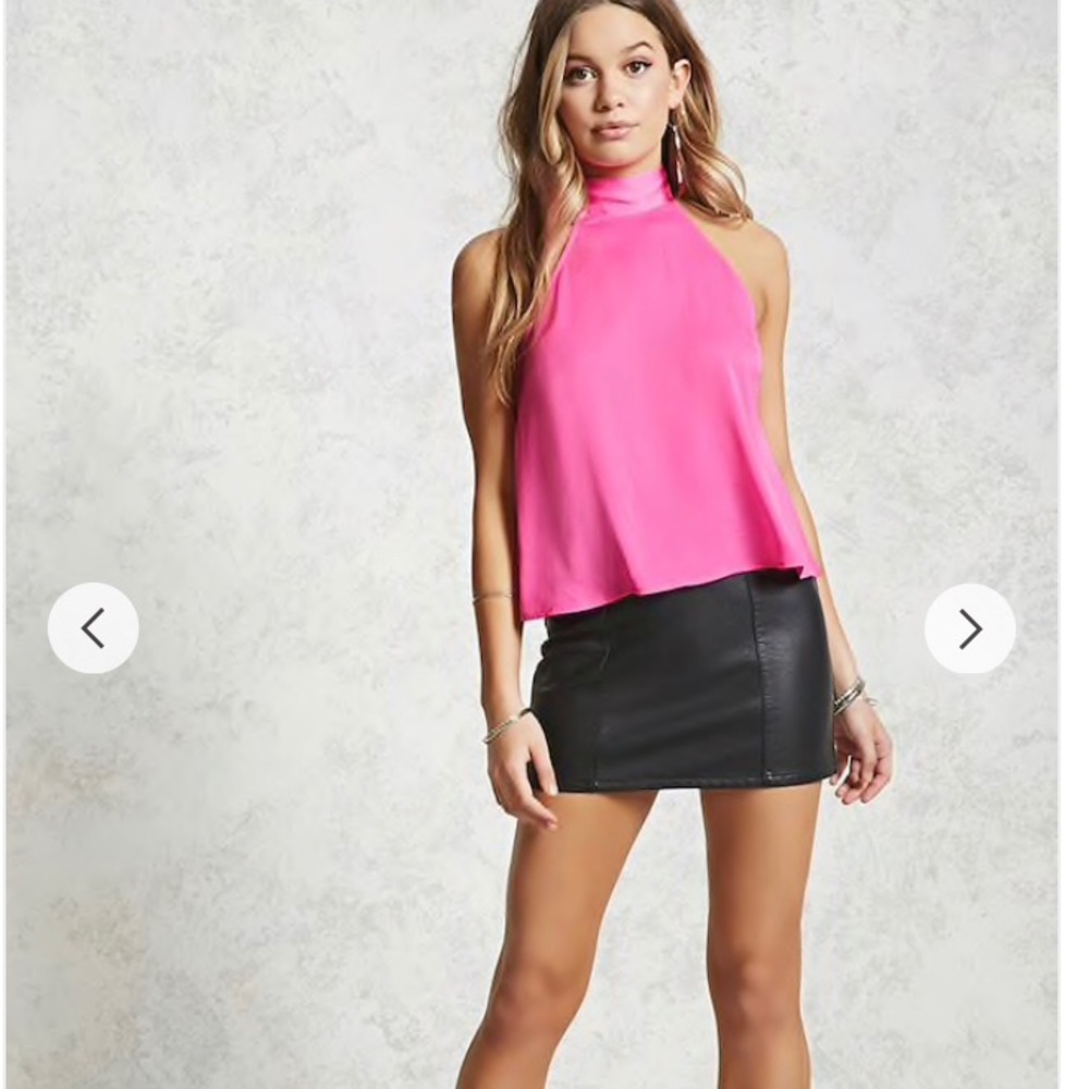 Hot pink halter top! Brand new with tags!